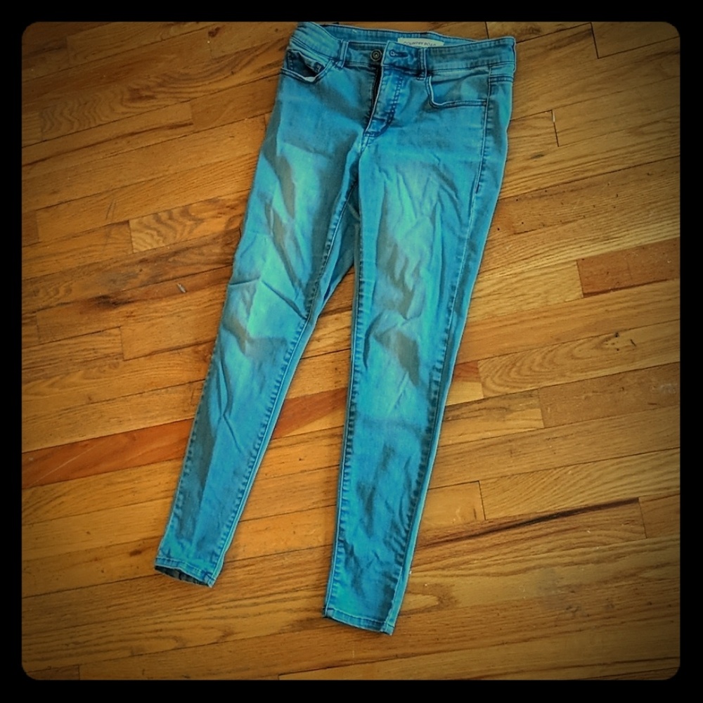 Denim stretchy skinny jeans